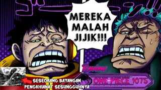 REVIEW ONE PIECE 1075 - INILAH PENGKHIANAT BAYANGAN HITAM!! LUFFY&ZORO VS SERAPHIM HAWK&BEAR!!