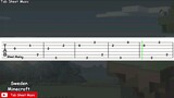[Music]Guitar Score of <Sweden>|Minecraft