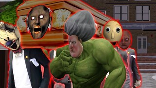 New Scary Teacher 3D Hulk Coffin Dance Prank Part 11 | Funny Coffin Dance meme Crossover animation