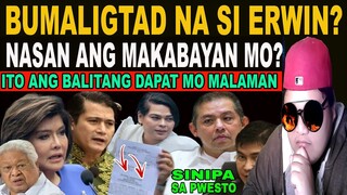 BUKING MALAKING SABWATAN ERWIN sinipa sa pwesto SUSPENDIDO TAMBA!/ ROBIN NILATAG UTOS PBBM REACTION