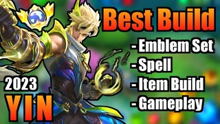 YIN BEST BUILD 2023 | TOP 1 GLOBAL YIN BUILD | YIN - MOBILE LEGENDS | MLBB