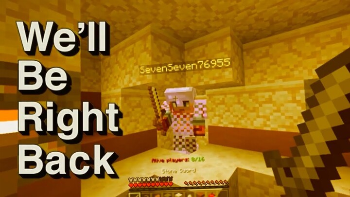 We'll Be Right Back in Minecraft MOST EPIC SKYWARS TROLLING Compilation