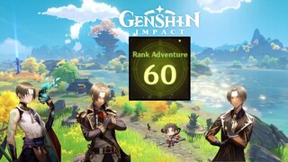 Detik-detik Adventure Rank 60 !! - Genshin Impact