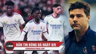 Bản tin Bóng Đá ngày 8/6 | Real Madrid trình làng bộ ba tiền vệ; Vô địch Pháp giống vô địch EPL