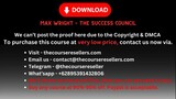 Max Wright – The Success Council