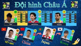 DLS 2021| Build đội hình Châu Á cực hiếm trong Dream league Soccer 2021