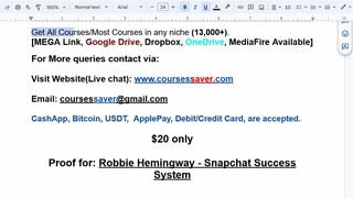 Robbie Hemingway - Snapchat Success System