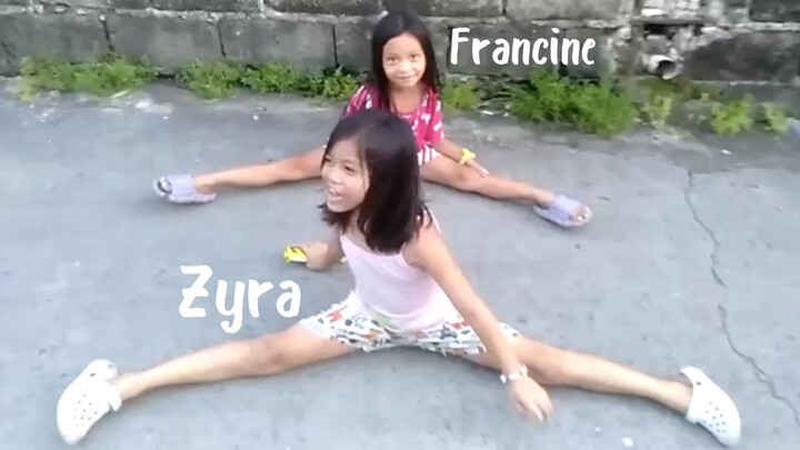 Nagsplit sina Zyra at Francine, ang galing ng mga cute na batang ito hehe 😅🤩😍