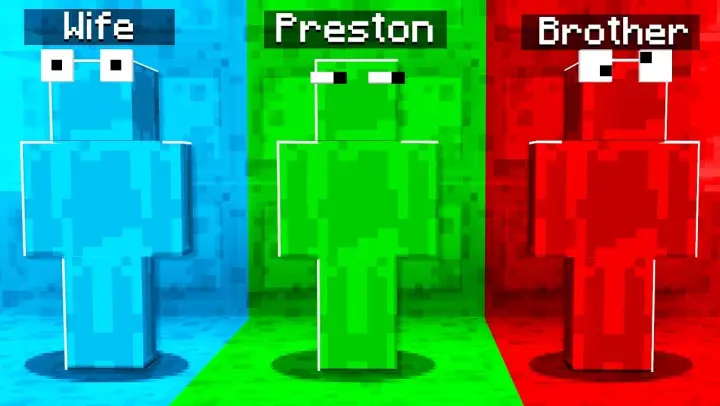 Rainbow SLIME Camo PRANK in Minecraft Hide & Seek!