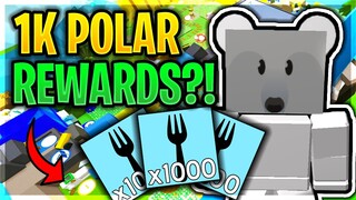 *REWARDS* Completing 1k Polar Quests in Bee Swarm Simulator!