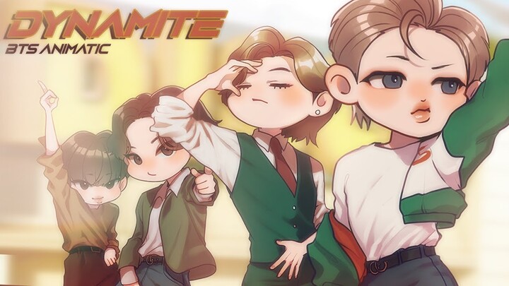 [BTS ANIMATIC] - Dynamite (Flash Warning)