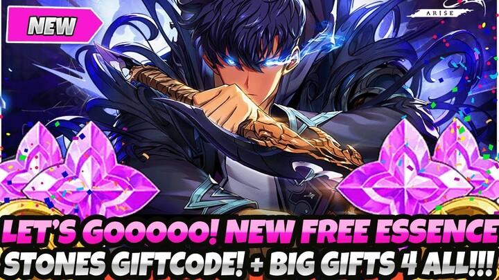 *LET'S GOOOOO!* NEW FREE ESSENCE STONES GIFT CODE!! + NEW BIG GIFTS FOR ALL! (Solo Leveling Arise