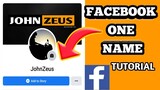 HOW TO SET ONE NAME ON FACEBOOK / REMOVE SURNAME ON FACEBOOK