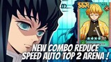 NEW COMBO ZANETSU X MUICHIRO SPEED DOWN 10% AUTO PVP TOP 2 ARENA - DS: BLADE OF HASHIRA