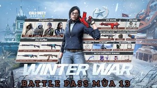 COD Mobile | BATTLE PASS MÙA 13: NHÂN VẬT NỮ SIÊU NGẦU XUẤT HIỆN CÙNG DÀN TRANG BỊ CỰC MỚI