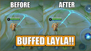 BUFFED LAYLA IS SCARY | ADVANCE SERVER UPDATE