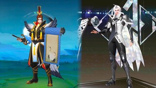 Estes Blacklist International Skin VS White Crane Season 8 Reward Skin MLBB Comparison