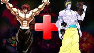 WHO WILL WIN ?  YUJIRO HANMA VS RECORD OF RAGNAROK CHARACTERS AND SUPERHEROES - BAKI- ANIMO RANKER