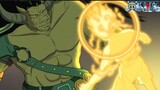 Luffy gear 6 vs Laksamana ryokugyu (dewa banteng hijau)
