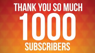 Thank you so much to 1k Subs :D