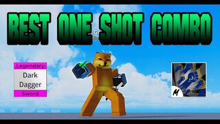 Blox Fruits - Chuyên mục One Shot Combo : Dark Dagger + God Human [Bounty Hunting]