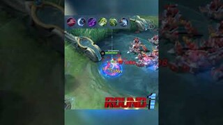 Layla vs 100 Minion Full Item With Turtle, Red & Puple Buff - Mobile Legends | Strombolo #short