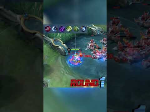 Layla vs 100 Minion Full Item With Turtle, Red & Puple Buff - Mobile Legends | Strombolo #short