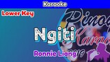 Ngiti by Ronnie Liang (Karaoke : Lower Key)