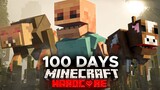 I Spent 100 Days in PARASITE Minecraft (Tagalog)