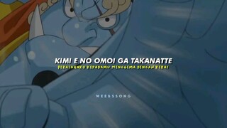 story wa lagu Hope One piece