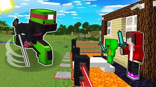 Mikey NINJA vs The Most Secure Minecraft House - gameplay by Mikey and JJ (Maizen Parody)