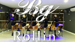 火热五小哥摆腿大跳BRAVE GIRLS的椅子舞《ROLLIN'》 比女生还要性感啊！【B2舞团】