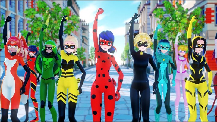 【MMD Miraculous】Follow the Leader【Ladybug and Friends】【60fps】