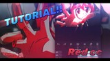 Tutorial edgy red cc || alight motion amv tutorial