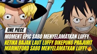 Emang badass kekuatan sabo nangkal serangan kizaru🔥😎