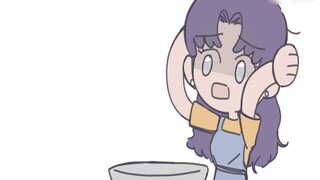 【EVA】Misato teaches you how to make a hamburger in 20 seconds!