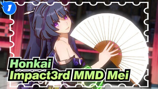 [Honkai Impact 3rd MMD] Mei in Qipao And Black Silk Stockings! So Sexy~_1