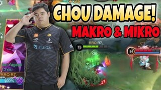 CHOU DAMAGE YG KALIAN TUNGGU !! MAKRO PLAY + MIKRO PLAY !