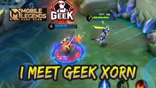 GUSION GOLD LANE CARRY US, I MEET GEEK XORN | GAMEPLAY #74 | MOBILE LEGENDS BANG BANG