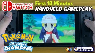 Pokemon Brilliant Diamond Nintendo Switch Handheld Gameplay | BDSP | Not Lite / OLED