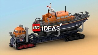 LEGO IDEAS RNLI Thuyền cứu sinh lớp Shannon nhận được 10.000 phiếu bầu