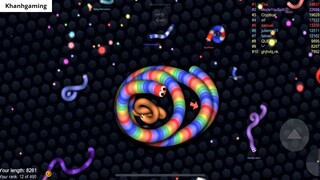 Slitherio AI 100000 Score Epic Slitherio Gameplay 91_ 2