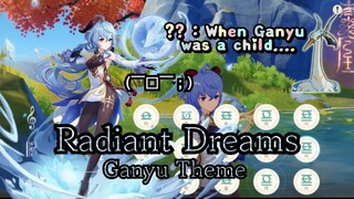 [Lyre] Ganyu Theme "Radiant Dreams (Qilin's Prance)" Genshin Impact Lyre / 원신 감우 테마 "바위를 넘는 기린" 하프