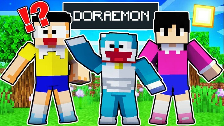TankDemic became DORAEMON in Minecraft! 😂 - ( Tagalog ) Minecraft PE