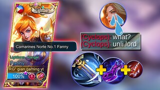 TOP GLOBAL FANNY LANES & LORD SECURED WITH THIS BUILD | MLBB