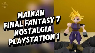 Mainan Nostalgia Playstation 1 - Polygon Final Fantasy 7 Rebirth