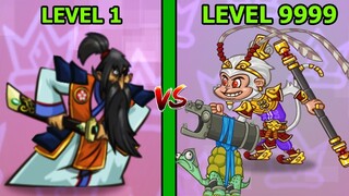 YASHUO GIÀ GÂN MÚA KIẾM QUÁ BÁ VS NGỘ KO RÙA THẦN - Tower Conquest - TOP GAME ANDROID IOS THÀNH EJ