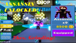 UNLOCKING *ASSASSIN RANK* AFTER 7 HRS.  (Ninja Legends) Roblox