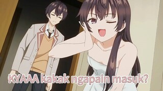 kakaknya masih normal ygy
