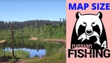 HOW BIG IS A MAP in Russian Fishing 4? Walk Across the Maps